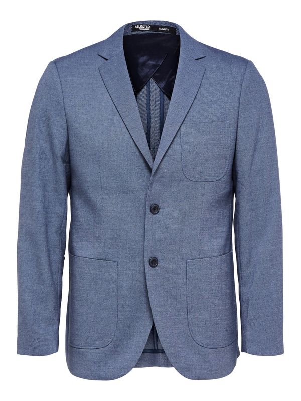 SELECTED HOMME SELECTED HOMME Сако 'Gabe'  нейви синьо / бяло