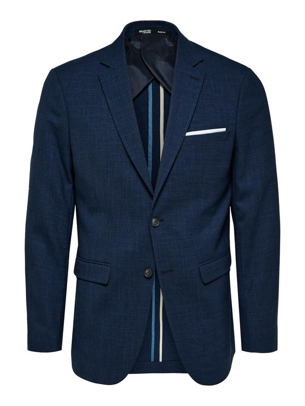 SELECTED HOMME SELECTED HOMME Сако 'Oasis'  нейви синьо / бяло