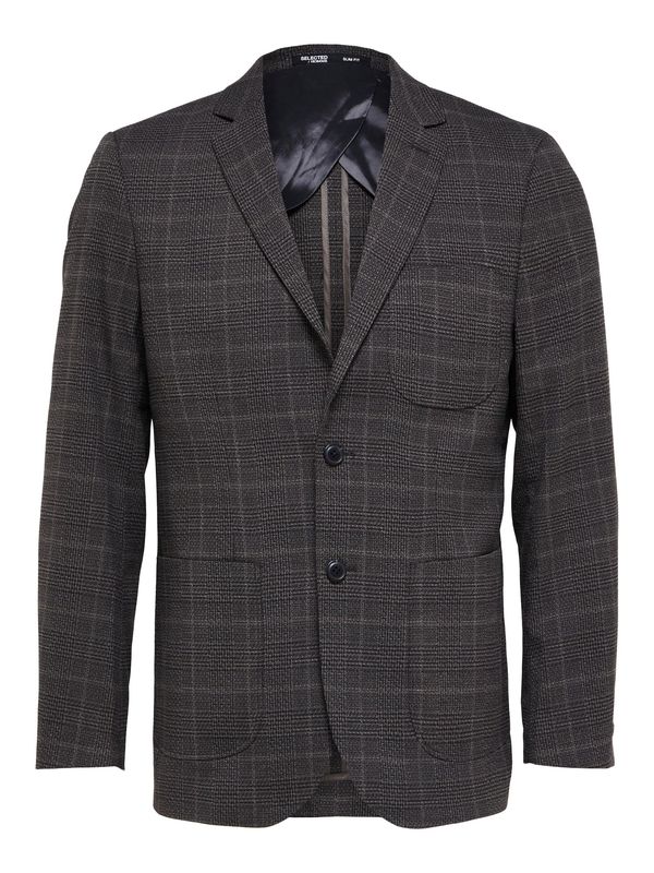 SELECTED HOMME SELECTED HOMME Сако  шоколад / тъмносиво