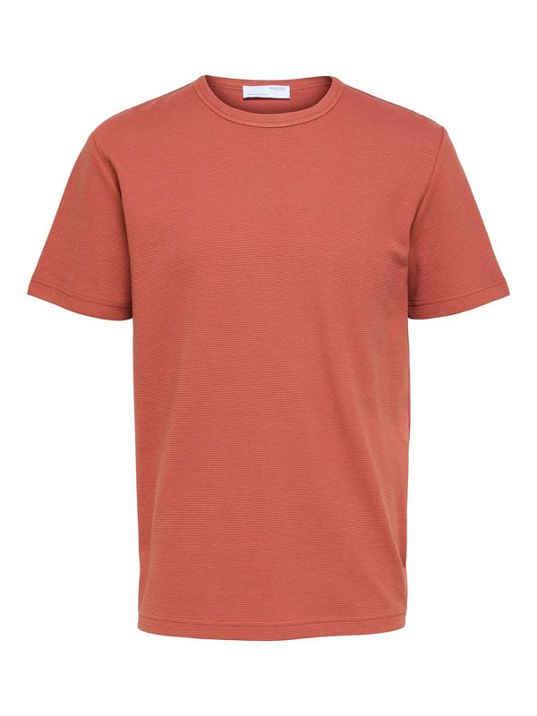 SELECTED HOMME SELECTED HOMME Тениска 'CAMP'  ръждиво червено