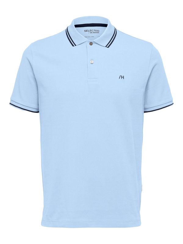 SELECTED HOMME SELECTED HOMME Тениска 'Dante'  нощно синьо / светлосиньо