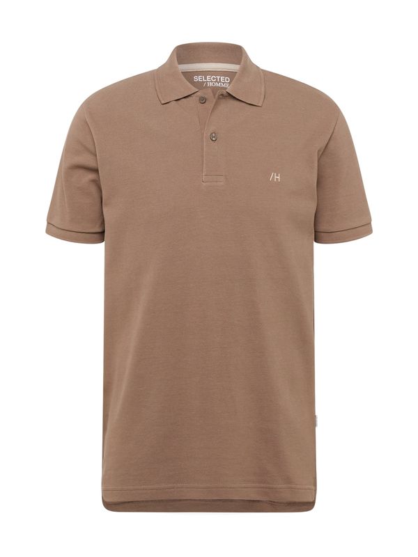 SELECTED HOMME SELECTED HOMME Тениска 'Dante'  шоколад