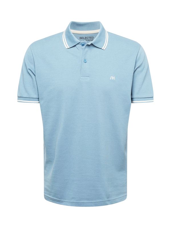 SELECTED HOMME SELECTED HOMME Тениска 'Dante'  светлосиньо / бяло