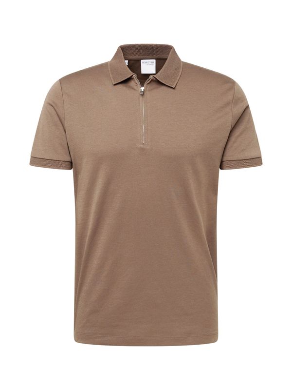 SELECTED HOMME SELECTED HOMME Тениска 'FAVE'  умбра