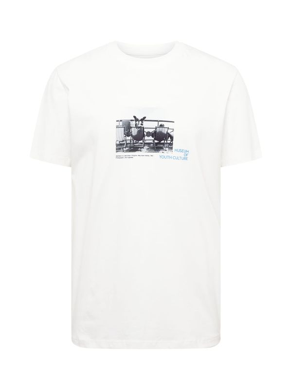 SELECTED HOMME SELECTED HOMME Тениска  кремаво / черно