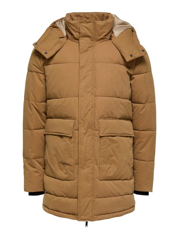 SELECTED HOMME SELECTED HOMME Зимна парка 'Bow'  пуебло оранжево-кафяво
