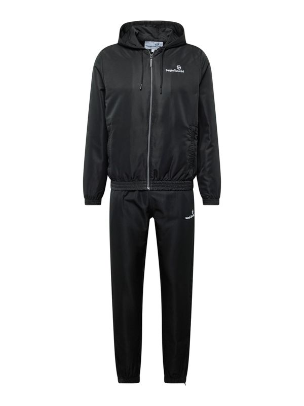 Sergio Tacchini Sergio Tacchini Облекло за бягане 'CARSON'  черно / бяло