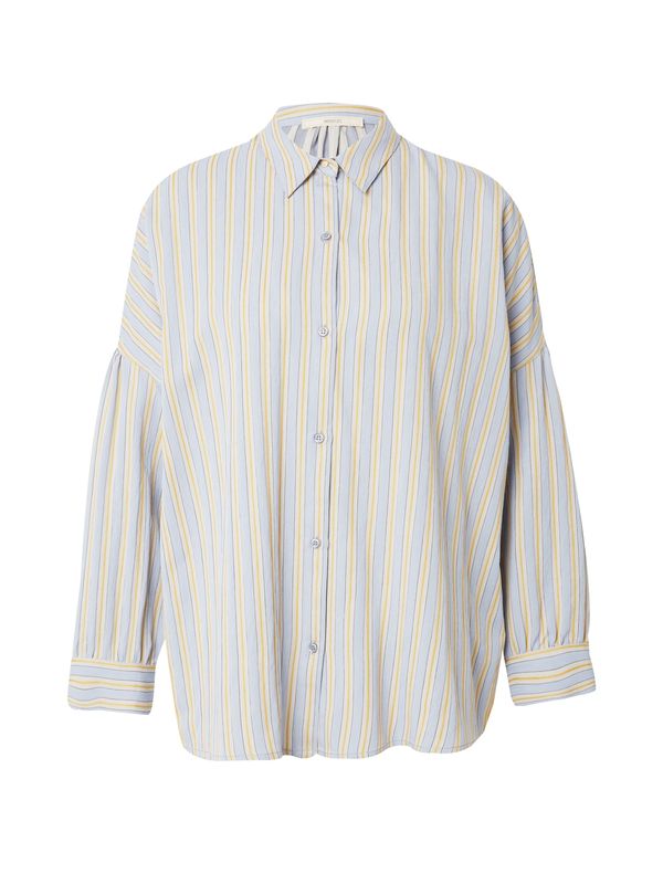 sessun sessun Блуза  опушено синьо / златистожълто / бяло