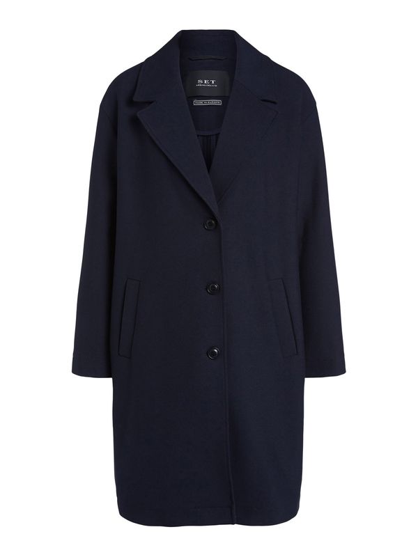 SET SET Преходно палто  тъмносиньо