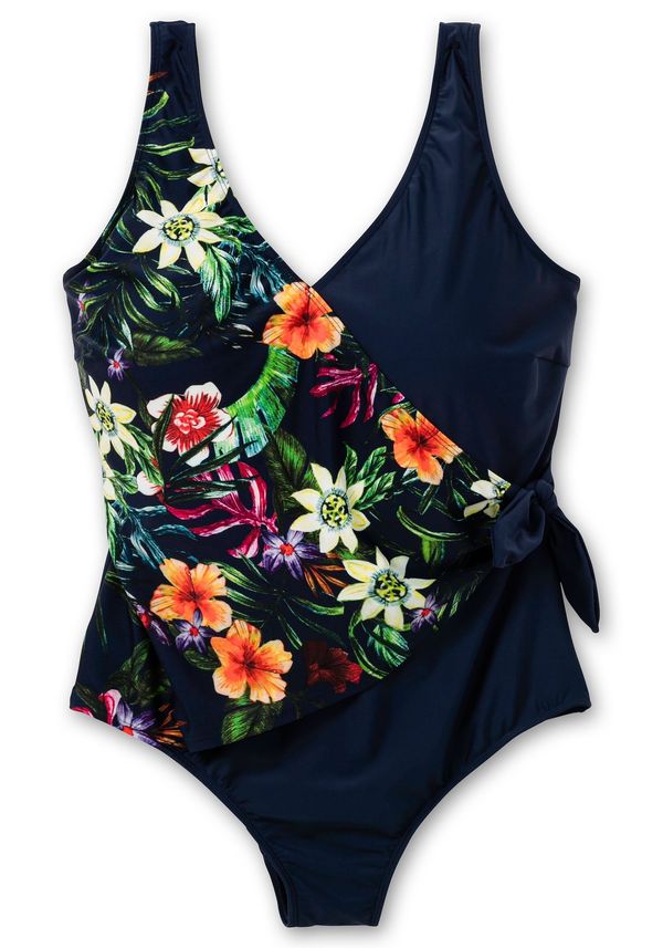 SHEEGO SHEEGO Бански костюм  морскосиньо / пъстро