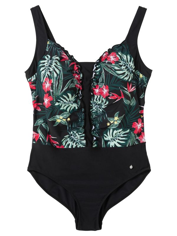 SHEEGO SHEEGO Бански костюм  пъстро / черно