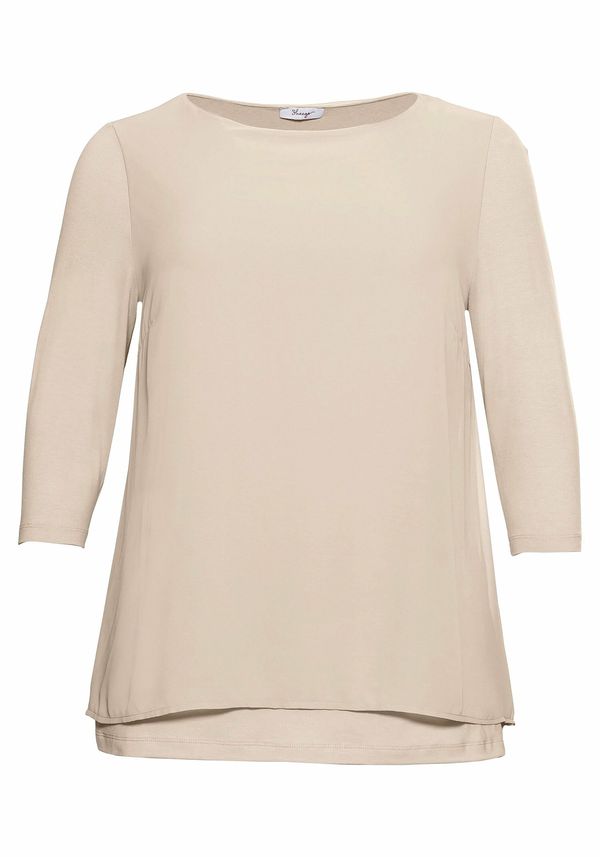 SHEEGO SHEEGO Блуза  бежово