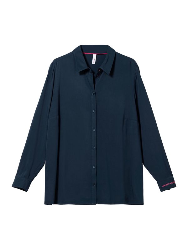 SHEEGO SHEEGO Блуза  нощно синьо