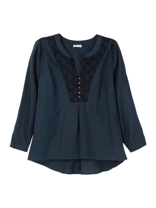 SHEEGO SHEEGO Блуза  нощно синьо