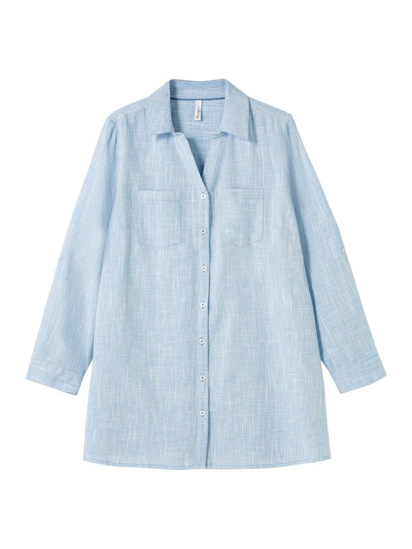 SHEEGO SHEEGO Блуза  светлосиньо