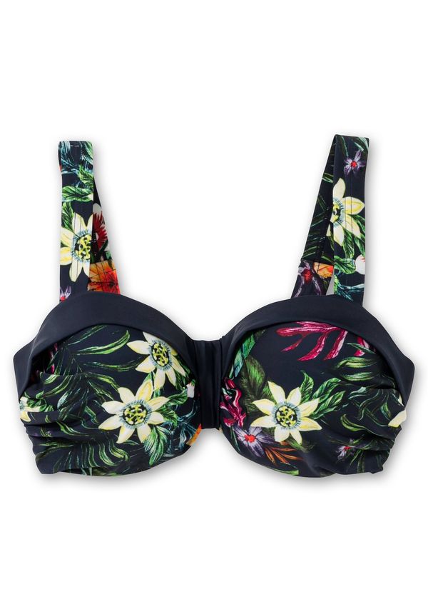 SHEEGO SHEEGO Горнище на бански  нейви синьо / светложълто / зелено / боровинка