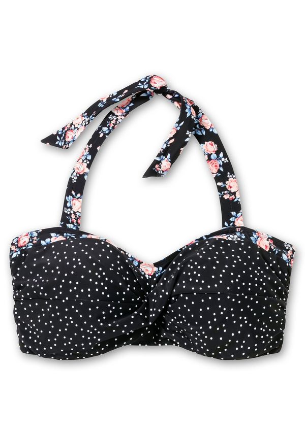 SHEEGO SHEEGO Горнище на бански  светлосиньо / бледорозово / черно / бяло