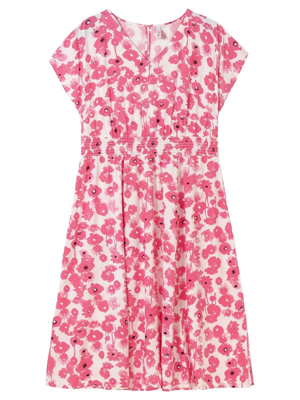 SHEEGO SHEEGO Лятна рокля  светлорозово / черно / бяло