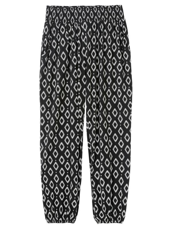 SHEEGO SHEEGO Панталон  черно / бяло