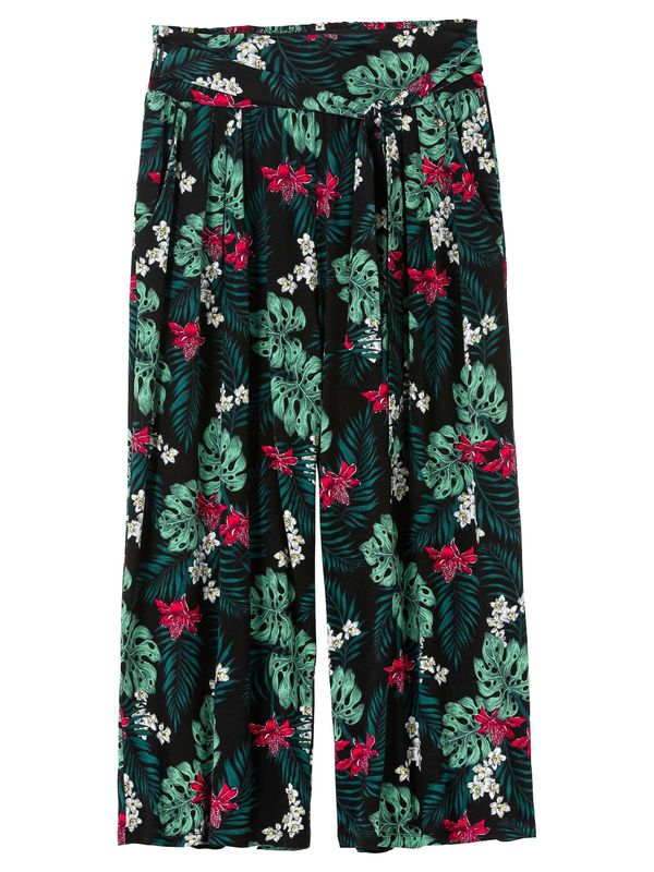 SHEEGO SHEEGO Панталон с набор  смарагдово зелено / алено / черно / бяло