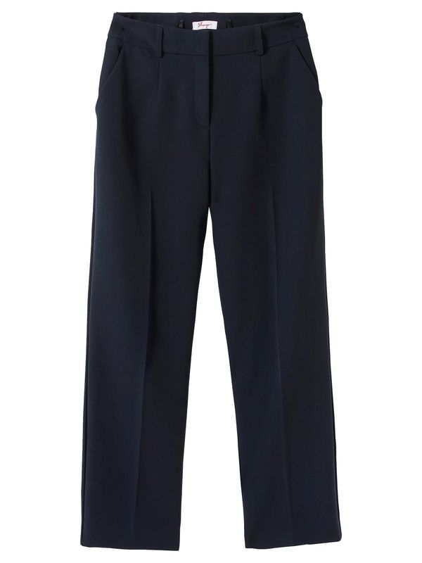 SHEEGO SHEEGO Панталон с ръб  нощно синьо
