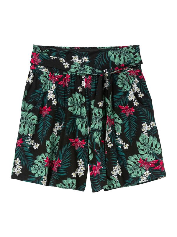 SHEEGO SHEEGO Панталон  смарагдово зелено / алено / черно / бяло