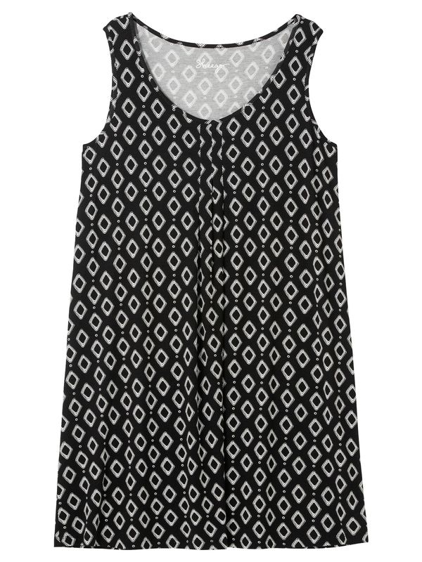 SHEEGO SHEEGO Плажна рокля  черно / бяло