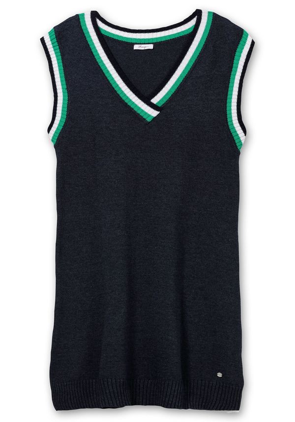 SHEEGO SHEEGO Плетена рокля  тъмносиньо / зелено / бяло