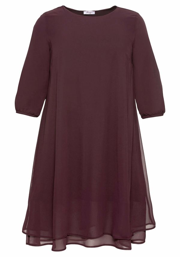 SHEEGO SHEEGO Рокля  бургундово червено