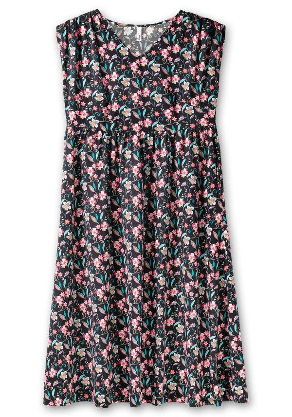 SHEEGO SHEEGO Рокля  кремаво / нефритено зелено / пепел от рози / черно