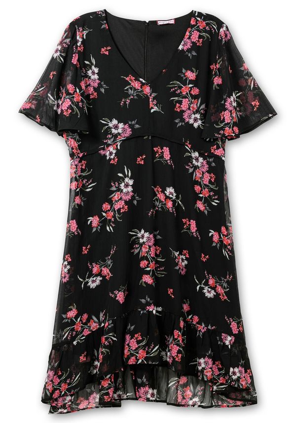 SHEEGO SHEEGO Рокля  пепел от рози / алено / черно / мръсно бяло