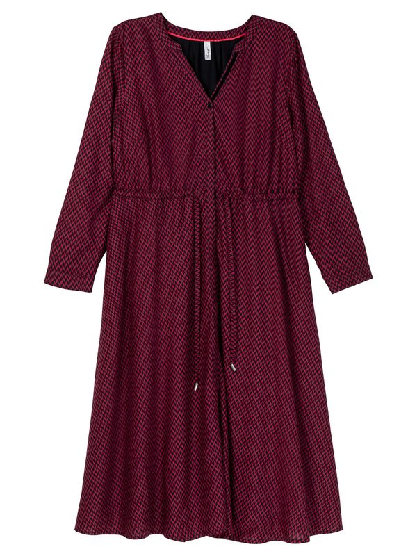 SHEEGO SHEEGO Рокля тип риза  червено / черно