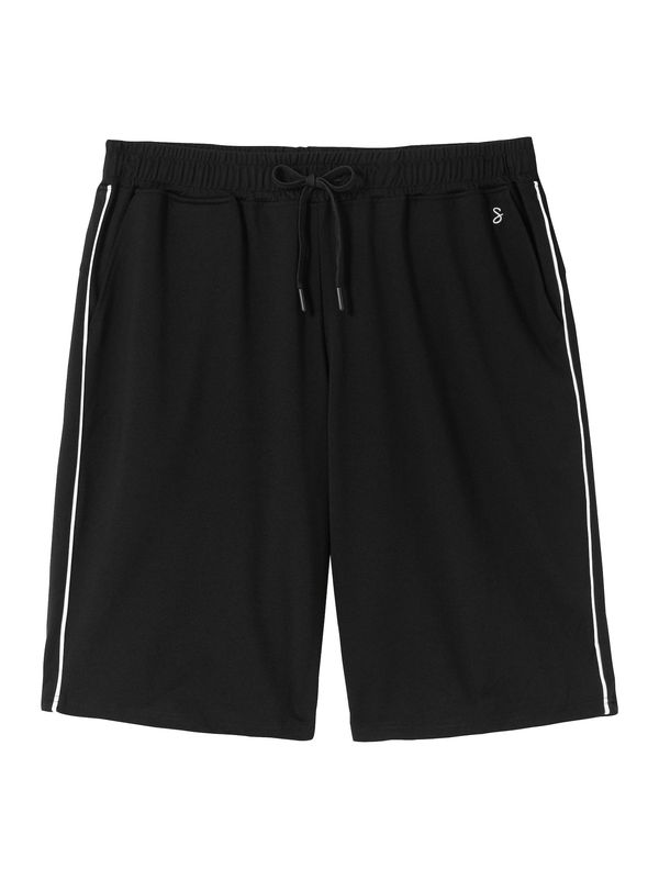 SHEEGO SHEEGO Спортен панталон  черно / бяло