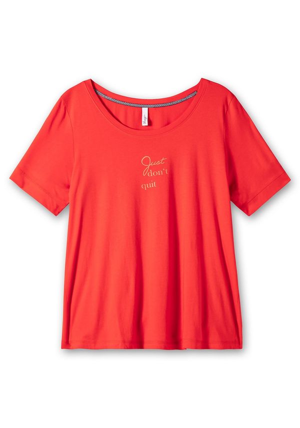 SHEEGO SHEEGO Тениска  бежово / червено