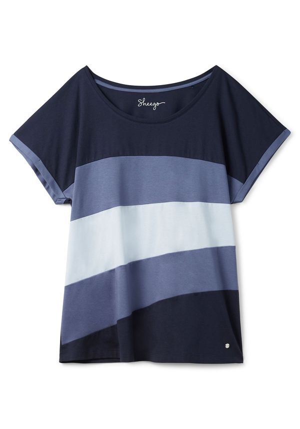 SHEEGO SHEEGO Тениска  морскосиньо / гълъбово синьо / светлосиньо