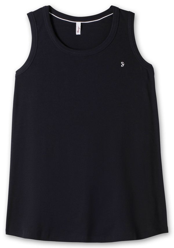 SHEEGO SHEEGO Топ  черно / мръсно бяло