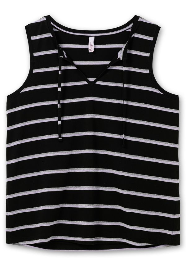 SHEEGO SHEEGO Топ  сиво / черно