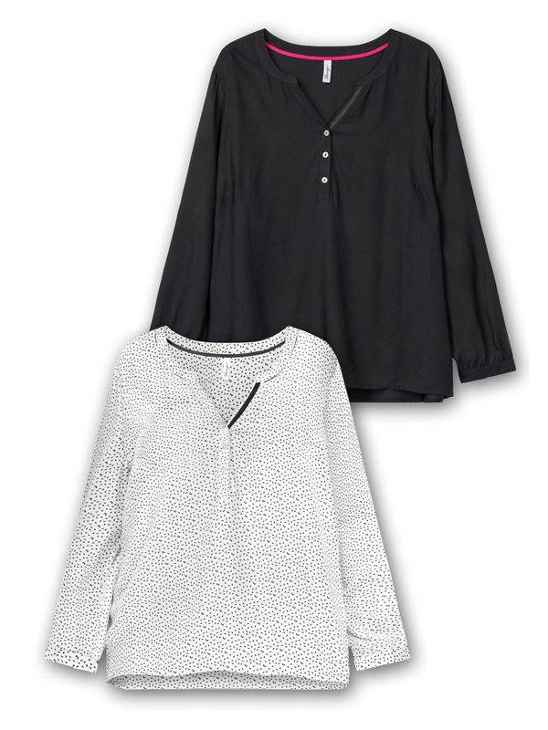 SHEEGO SHEEGO Туника  черно / бяло