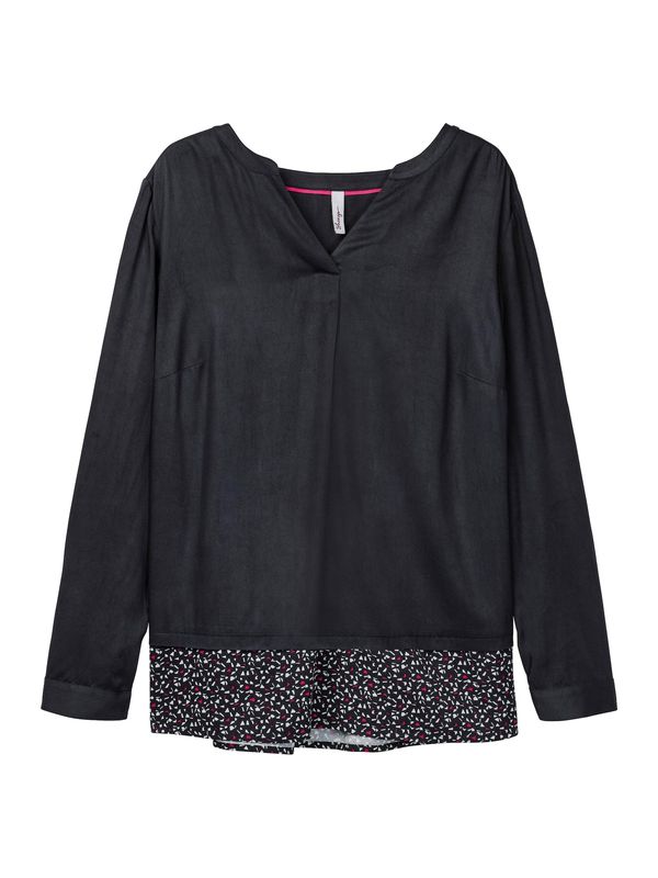 SHEEGO SHEEGO Туника  розово / черно / бяло