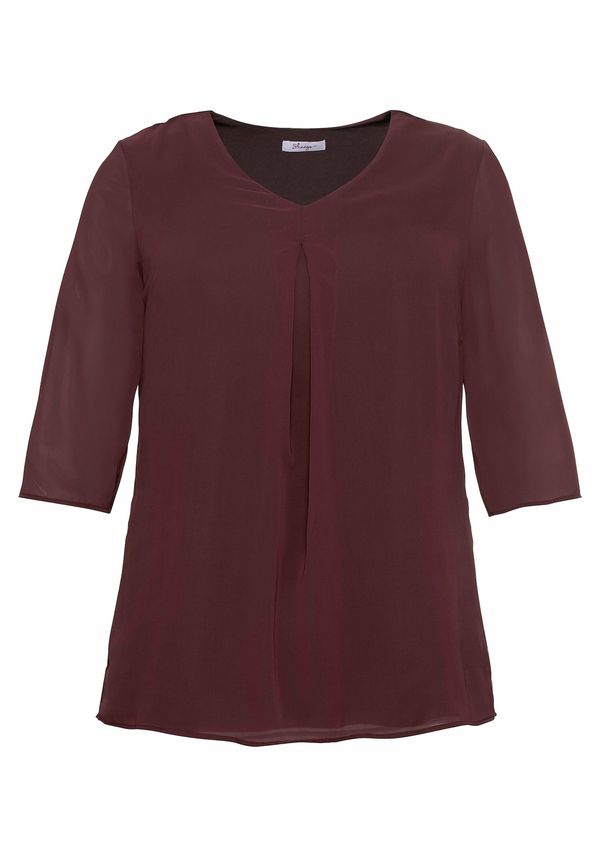 SHEEGO SHEEGO Туника  винено червено