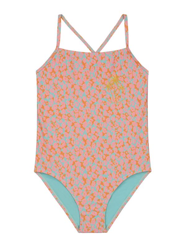 Shiwi Shiwi Бански костюм 'LOIS'  тюркоазен / тъмнооранжево / бледорозово