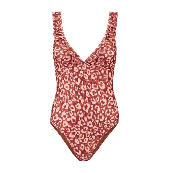 Shiwi Shiwi Бански костюм  телесен цвят / ръждиво кафяво / охра