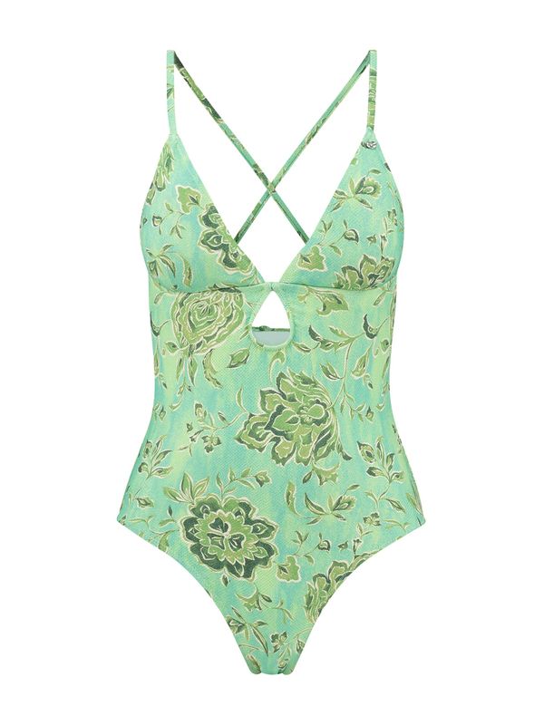 Shiwi Shiwi Бански костюм  зелено / пъстро