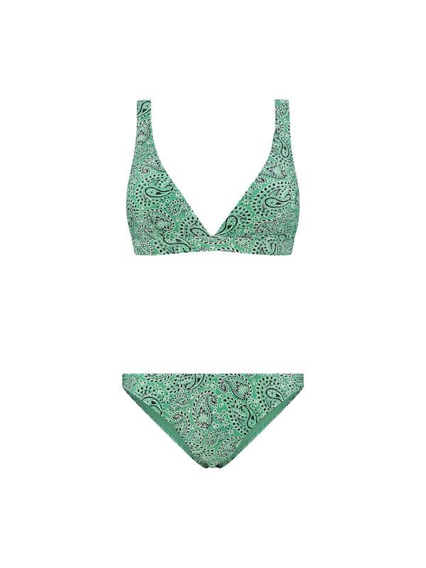 Shiwi Shiwi Бански тип бикини 'Amy'  светлозелено / черно / бяло