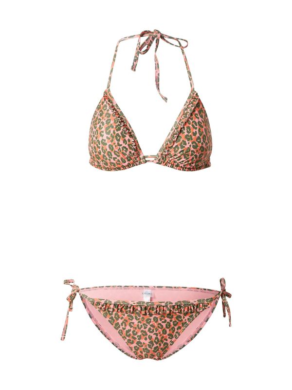 Shiwi Shiwi Бански тип бикини 'LIZ'  тъмнозелено / светлорозово / светлочервено