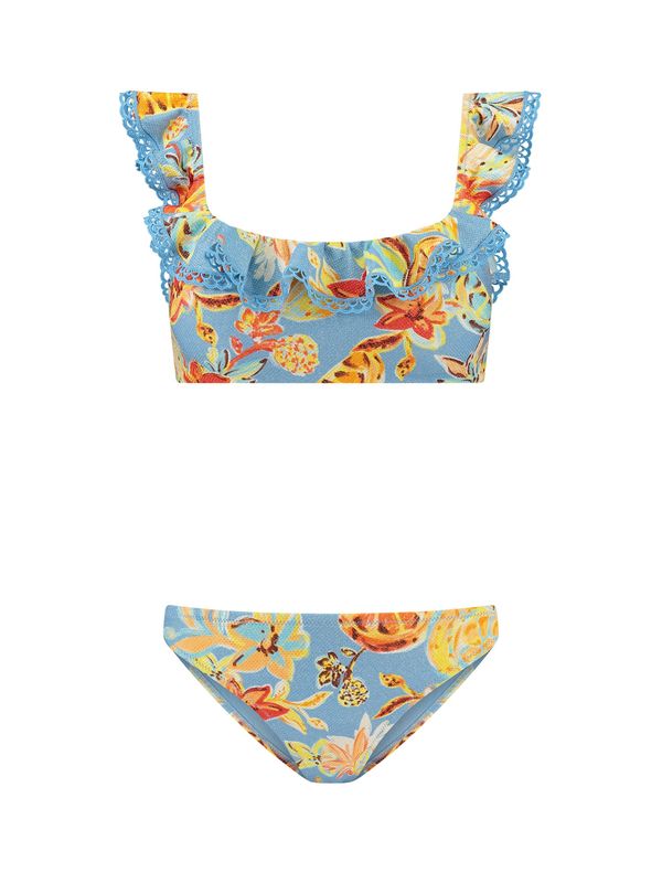 Shiwi Shiwi Бански тип бикини 'Rose'  лазурно синьо / жълто / светлооранжево / червено