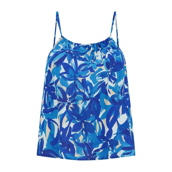 Shiwi Shiwi Блуза 'Oviedo'  бежово / синьо / светлосиньо / бяло