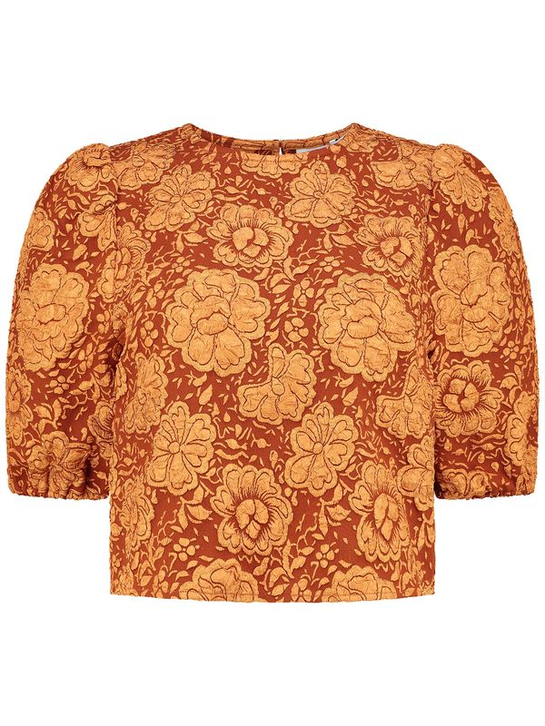 Shiwi Shiwi Блуза 'Santa'  златистожълто / тъмно коралово