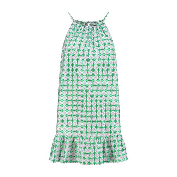 Shiwi Shiwi Лятна рокля  зелено / мръсно бяло