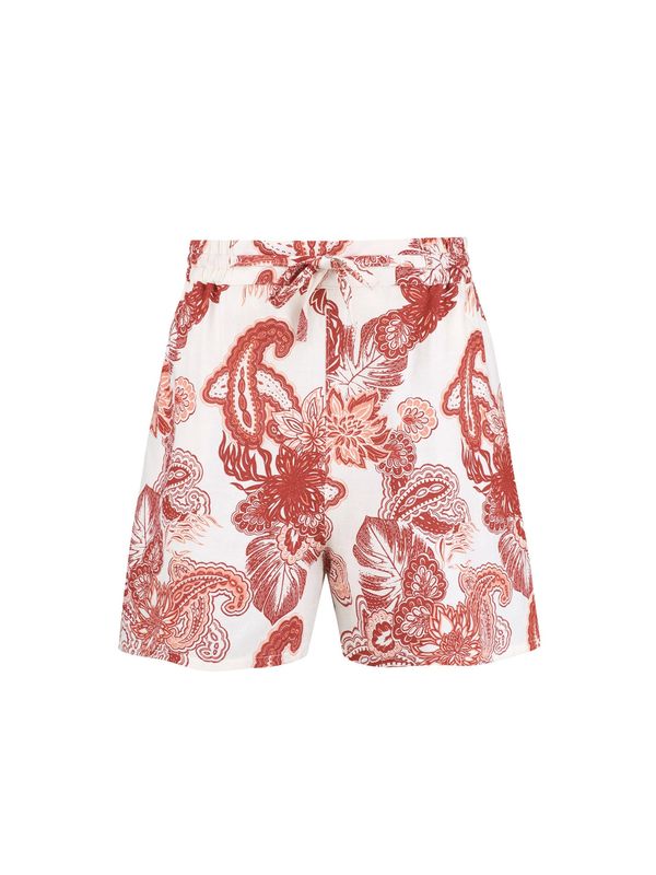 Shiwi Shiwi Панталон 'ARIZONA'  розово / тъмночервено / бяло